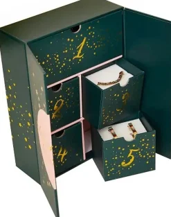 Yehwang Adventskalenders^Adventskalender Goud & Roze - Adventskalender 2022 - Adventskalender 2022 Voor Vrouwen - Adventskalenders - Adventskalender Sieraden - Sieraden - Adventskalender
