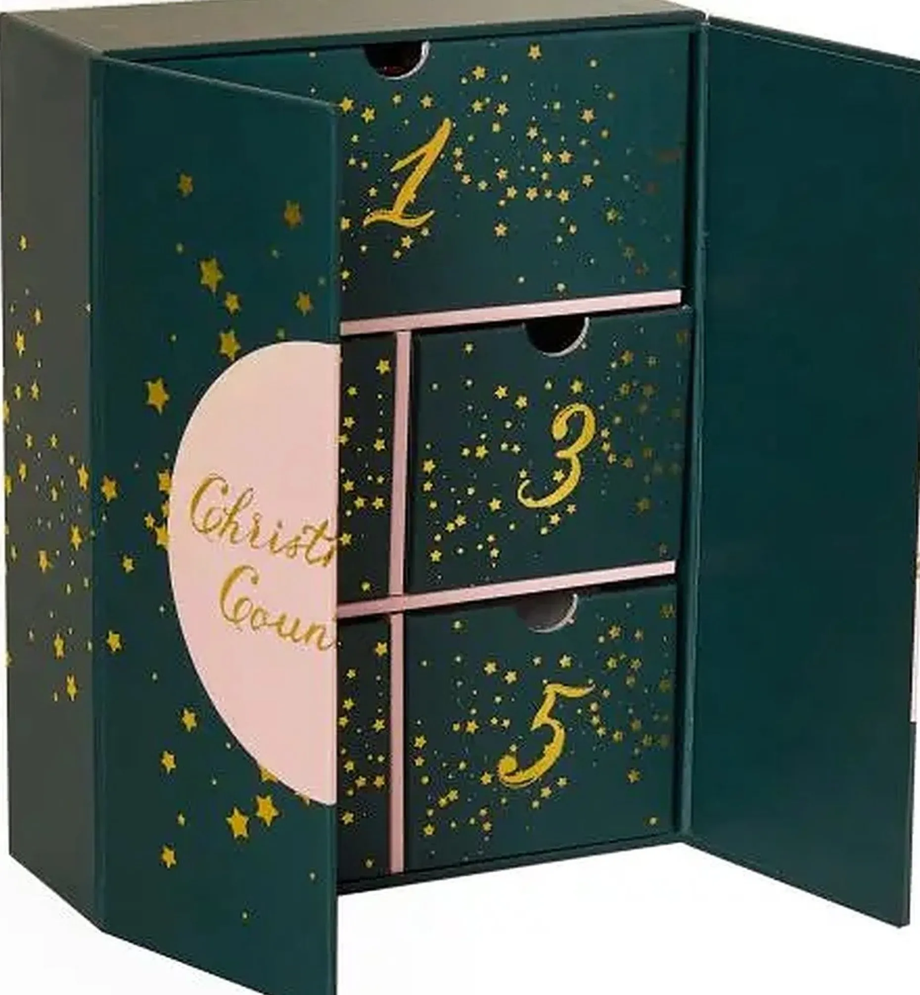 Yehwang Adventskalenders^Adventskalender Goud & Roze - Adventskalender 2022 - Adventskalender 2022 Voor Vrouwen - Adventskalenders - Adventskalender Sieraden - Sieraden - Adventskalender