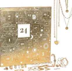 * Adventskalenders^Adventskalender 2023 Met 24 Sieraden - Mes Bijoux - Voor Volwassen - Goud