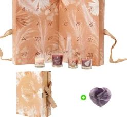 Fop en Bij Adventskalenders^Adventskalender 2023 Roze - Geurkaarsen Voor Vrouwen - Dames Kerstmis Cadeau Kaarsen Geurkaarsen Roze