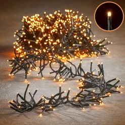 Aigostar Kerstlichtsnoeren^ Led Lichtsnoer - Lichtslinger - Led Lampjes Slinger - 7,5 Watt - 500 Leds - 10M - Warm Wit - Ip44