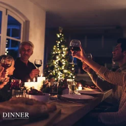 Aigostar Kerstlichtsnoeren^ Led Lichtsnoer - Lichtslinger - Led Lampjes Slinger - 7,5 Watt - 500 Leds - 10M - Warm Wit - Ip44