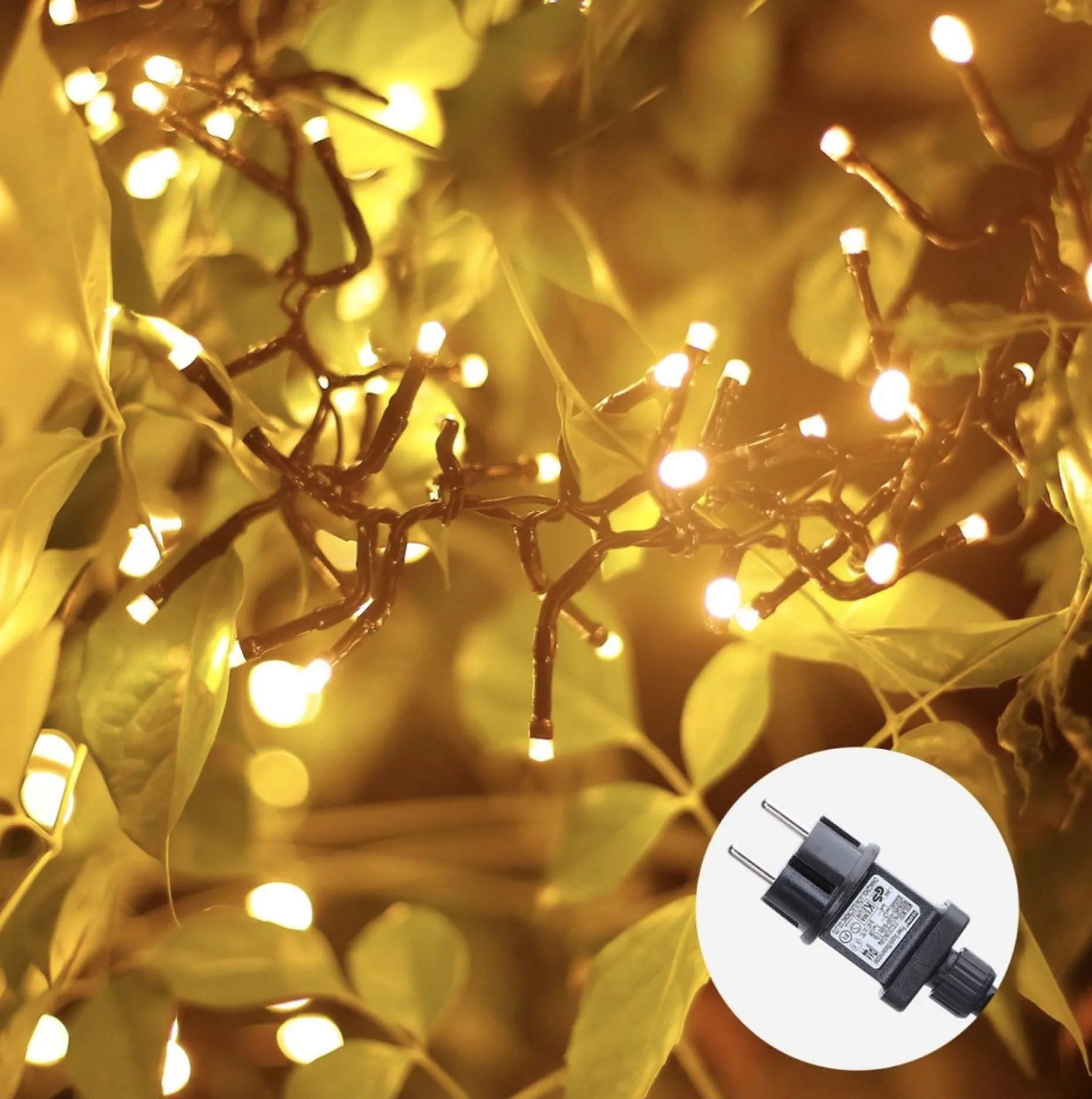 Aigostar Kerstlichtsnoeren^ Led Lichtsnoer - Lichtslinger - Led Lampjes Slinger - 4.5 Watt - 250 Leds - 10M - Ip44