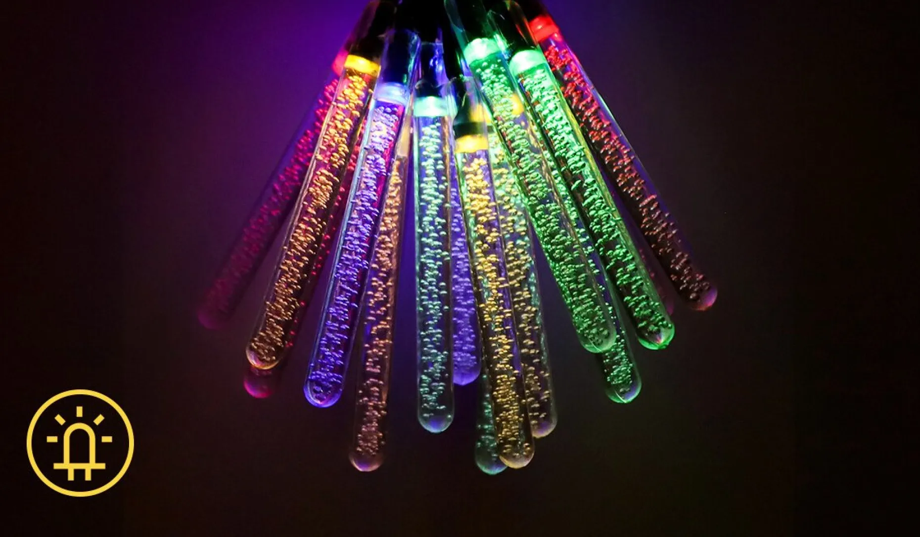 Aigostar Kerstlichtsnoeren^ 10Vrl Tuinverlichting Lichtsnoer - Kerstverlichting Buiten - Zonne Energie - 20 Led - Partyverlichting - 5.8M - Buiten