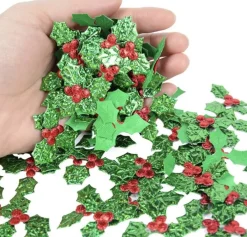 Akyol - Kerstkransversiering - Deurkrans - 50 Stuks -Bessenplant - Kerststukje Maken- Bessen - Kerst- Kerstdecoratie -Groene Decoratie - Kerstkrans- Kerstkrans – Planten – Versiering - Kerst Decoratie - Decoratie Kerst - Tafel Decoratie Voor Kers Cheap