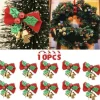 Akyol - Kerstversiering - Kerst - Krans - Kerstrikjes Voor Kerstboom - Kerststrikjes - Kerst - Kerstkrans - Krans Met Een Bel - Bel - Gouden Bel - Set Van 10 Stuks - Kerstversiering Met Een Gouden Bel - Kerst Decoratie Best Sale