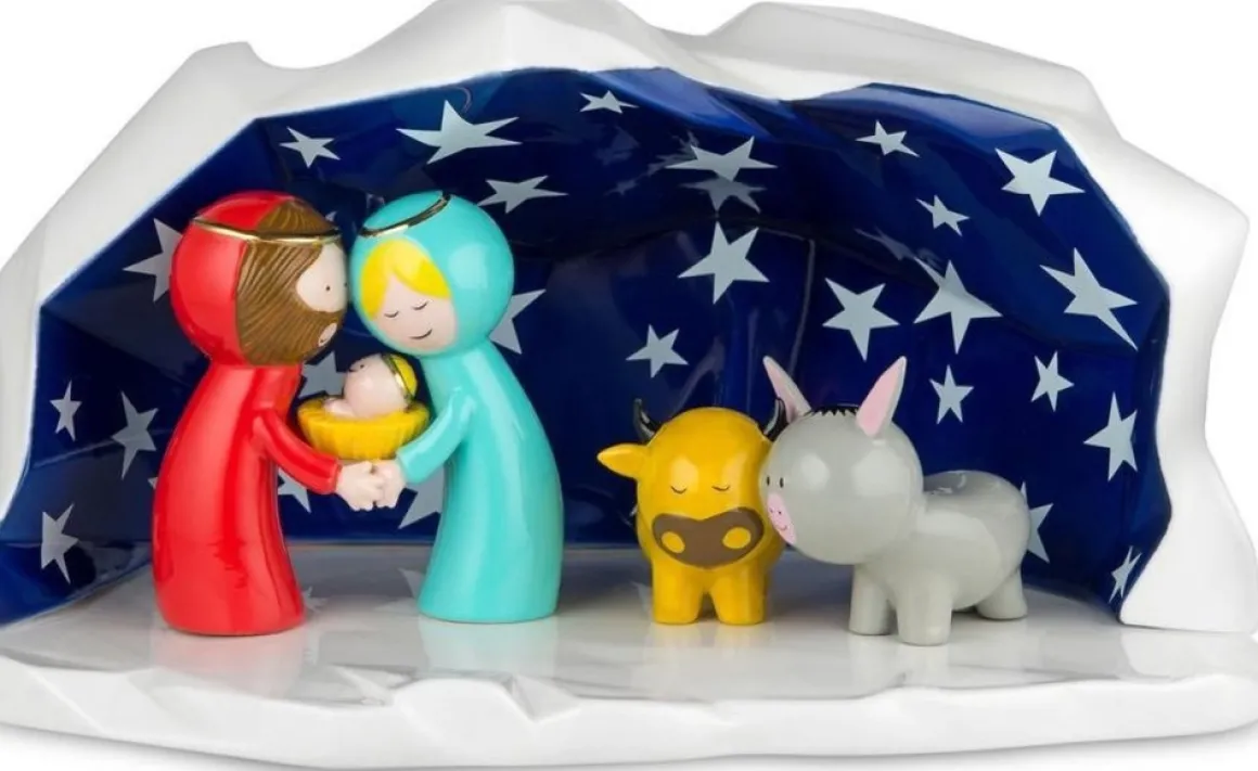 Alessi Kerststal Happy Eternity Baby Shop