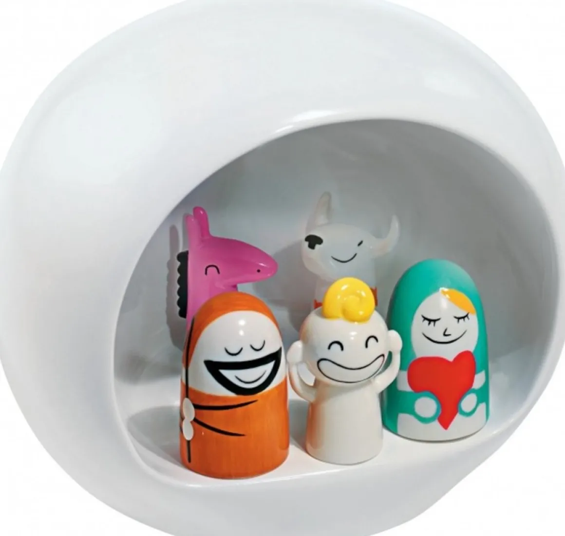Alessi Kerststal - Presepe - Amgi10 - Wit - Door Massimo Giacon Outlet