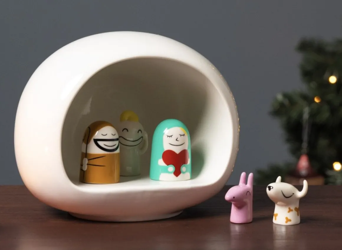 Alessi Kerststal - Presepe - Amgi10 - Wit - Door Massimo Giacon Outlet