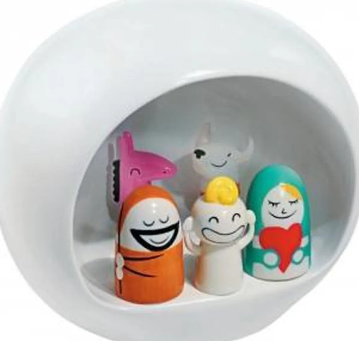 Alessi Kerststal - Presepe - Amgi10 - Wit - Door Massimo Giacon Outlet