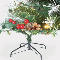Aliceu0027s Garden Kunstkerstbomen^Alice's Garden Deluxe Kunstkerstboom - 210 Cm - Incl. Verlichting, Decoraties En Voet
