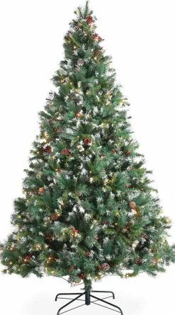 Aliceu0027s Garden Kunstkerstbomen^Alice's Garden - Deluxe Kunstkerstboom Fringant | 240 Cm| Incl. Verlichting, Decoraties En Voet