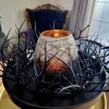 Vosteen Alinterieur - Kerst - Krans - Doornkrans - Goud - Kunststof - Diameter 30 - Zwart Shop