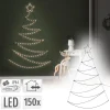 Ambiance Verlichte Kerstfiguren^ Kerstboom Met 150 Led's 150 Cm