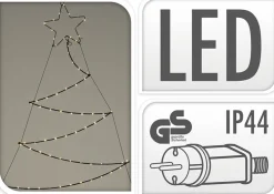 Ambiance Verlichte Kerstfiguren^ Kerstboom Met 150 Led's 150 Cm