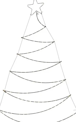 Ambiance Verlichte Kerstfiguren^ Kerstboom Met 150 Led's 150 Cm