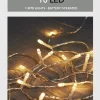 Anna's Collection Kerstlichtsnoeren^ Kerstverlichting - Warm Wit - 10 Led Lampjes - 100 Cm