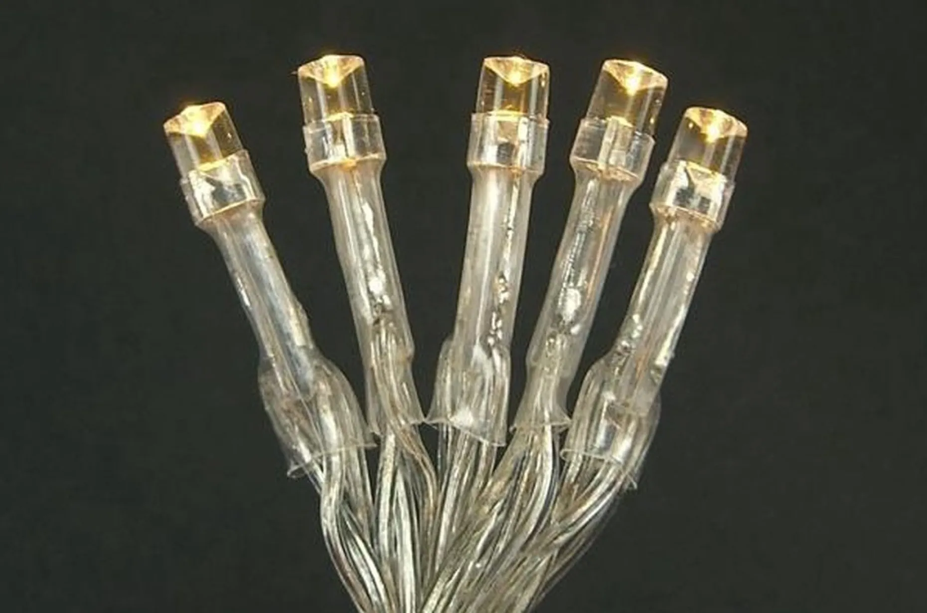 Anna's Collection Kerstlichtsnoeren^ Kerstverlichting - Warm Wit - 10 Led Lampjes - 100 Cm