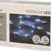 Anna's Collection Kerstlichtsnoeren^ Kerstverlichting - Helder Wit - 80 Leds - 8M - Dimmer-Timer