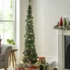 Argos Home Kunstkerstbomen^ 180Cm Pop Up Led Kerstboom Kerstballen Dennenappels Groen