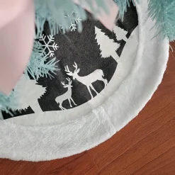 Arvona Kerstboomstandaarden^ Kerstboomkleed - Kerstboom Kleed - Kerstboommat - Mat - Rok - Christmas Tree - Kerstversiering - Kerst - Feestdagen - 120Cm