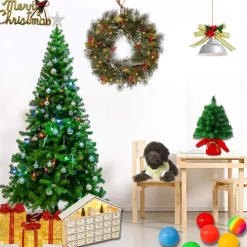 Arvona Kunstkerstbomen^ Kerstboom - Kunstboom - Christmas Tree - Lichtboom - Kerstversiering - Kerst - Verlichting - Feestdagen - 120Cm