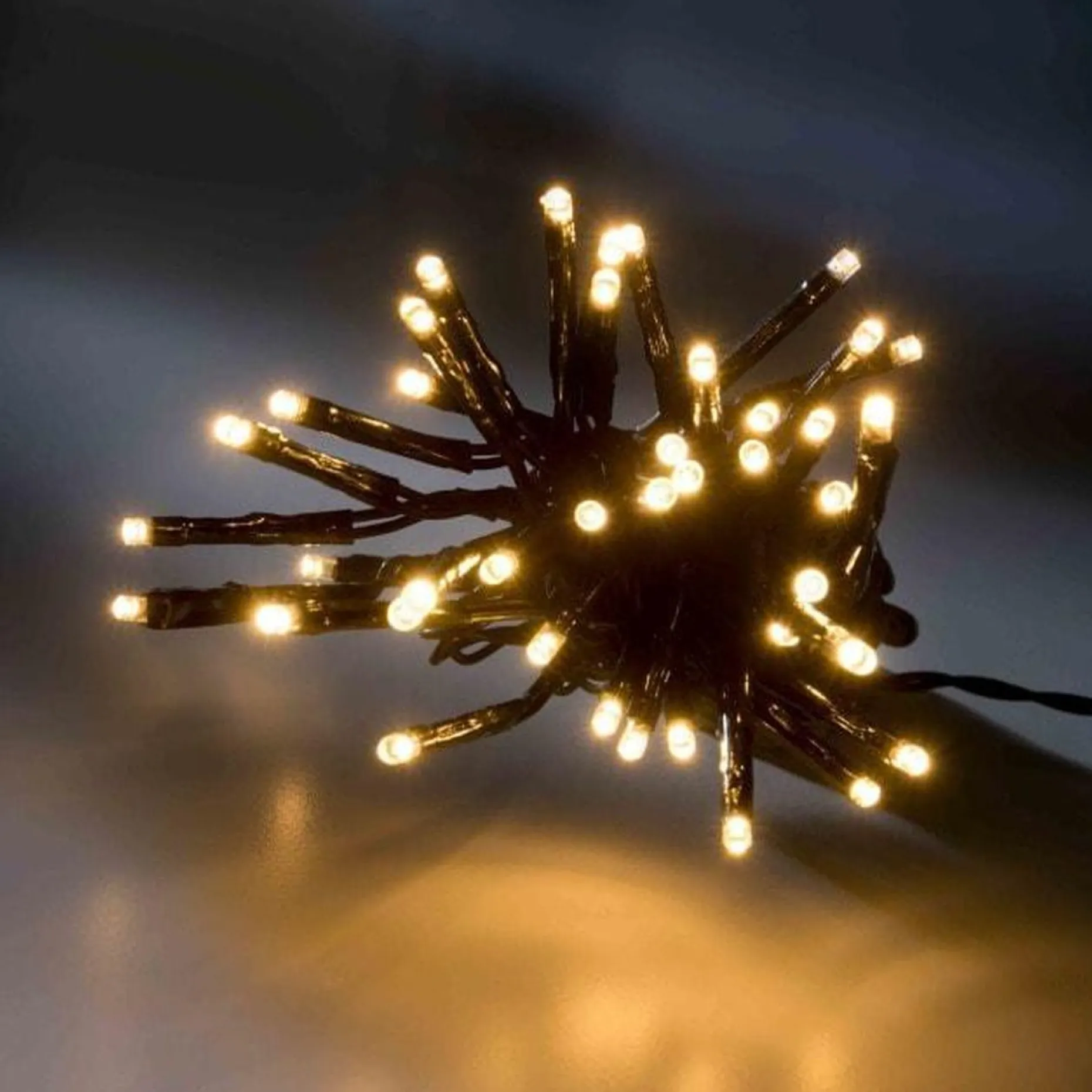 S.I.A. Kerstboomverlichting^Batterijverlichting 4Mtr 48L Wwit