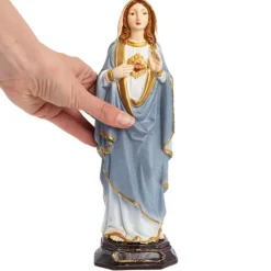 Spiru Beeld Van Moeder Maria Heilig Hart – Handgeschilderd - 27Cm Cheap