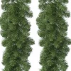 Merkloos Bellatio Decorations Dennenslinger Guirlande - 2 Stuks - 270Cm New