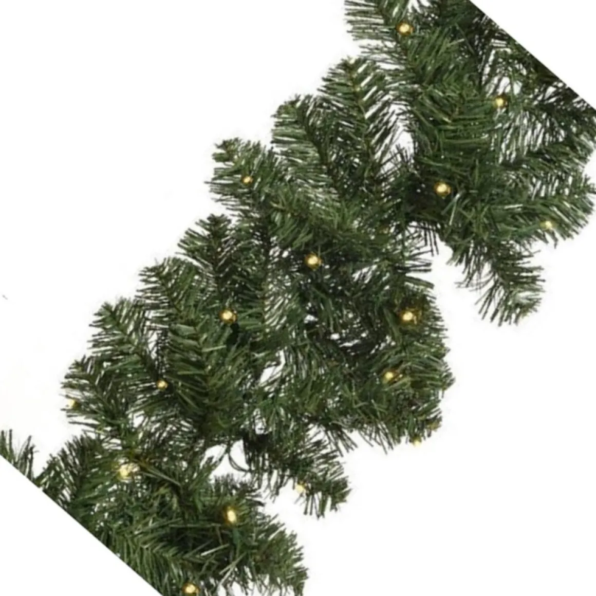 Merkloos Bellatio Decorations Guirlande - Inclusief Warm Witte Verlichting Store
