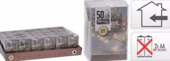 Merkloos Bellatio Decorations Guirlande - Inclusief Warm Witte Verlichting Store