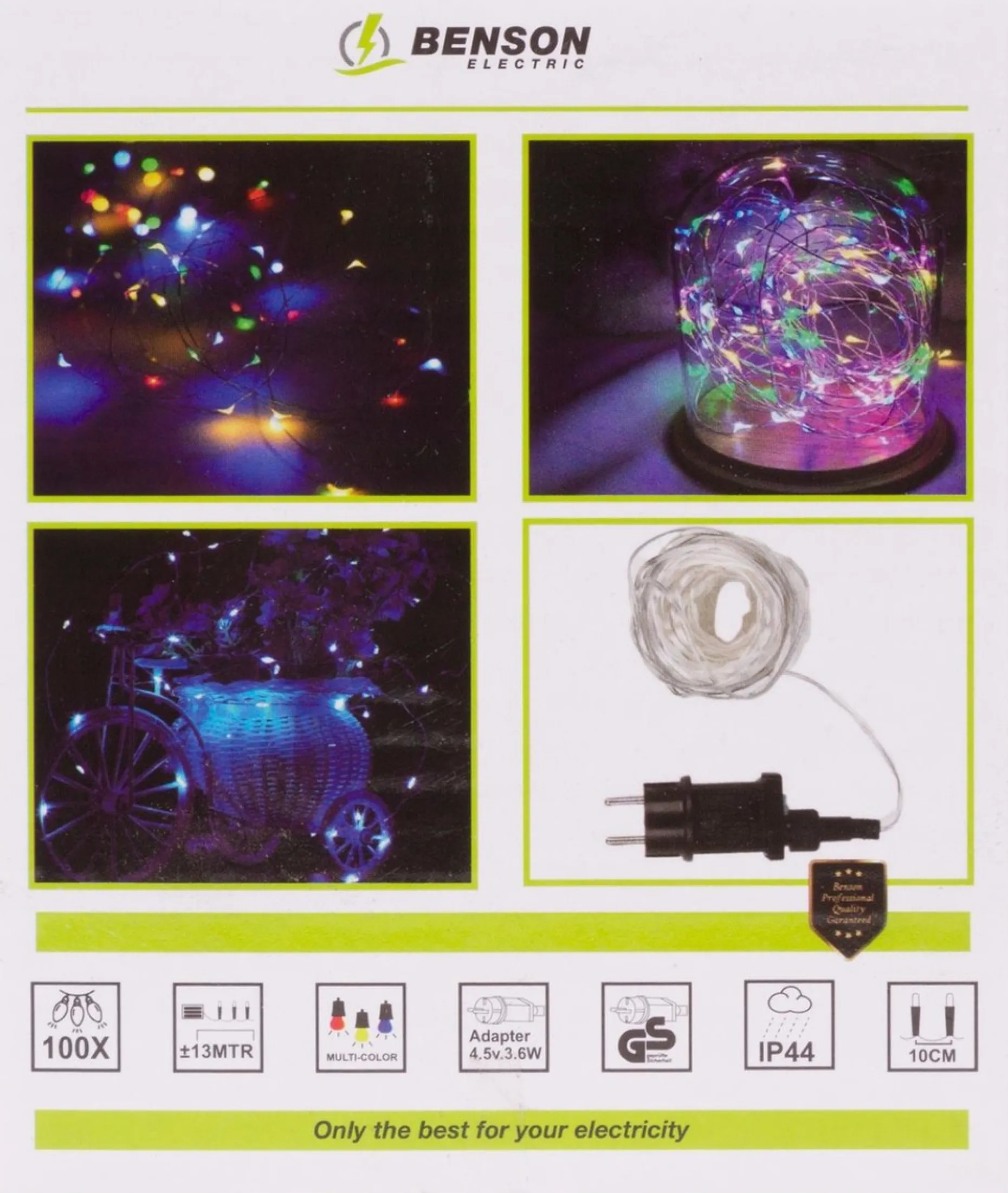 Benson Lichtslangen^ Led Lichtslang - Kleur - 100 Led - 13 Meter - Ip44