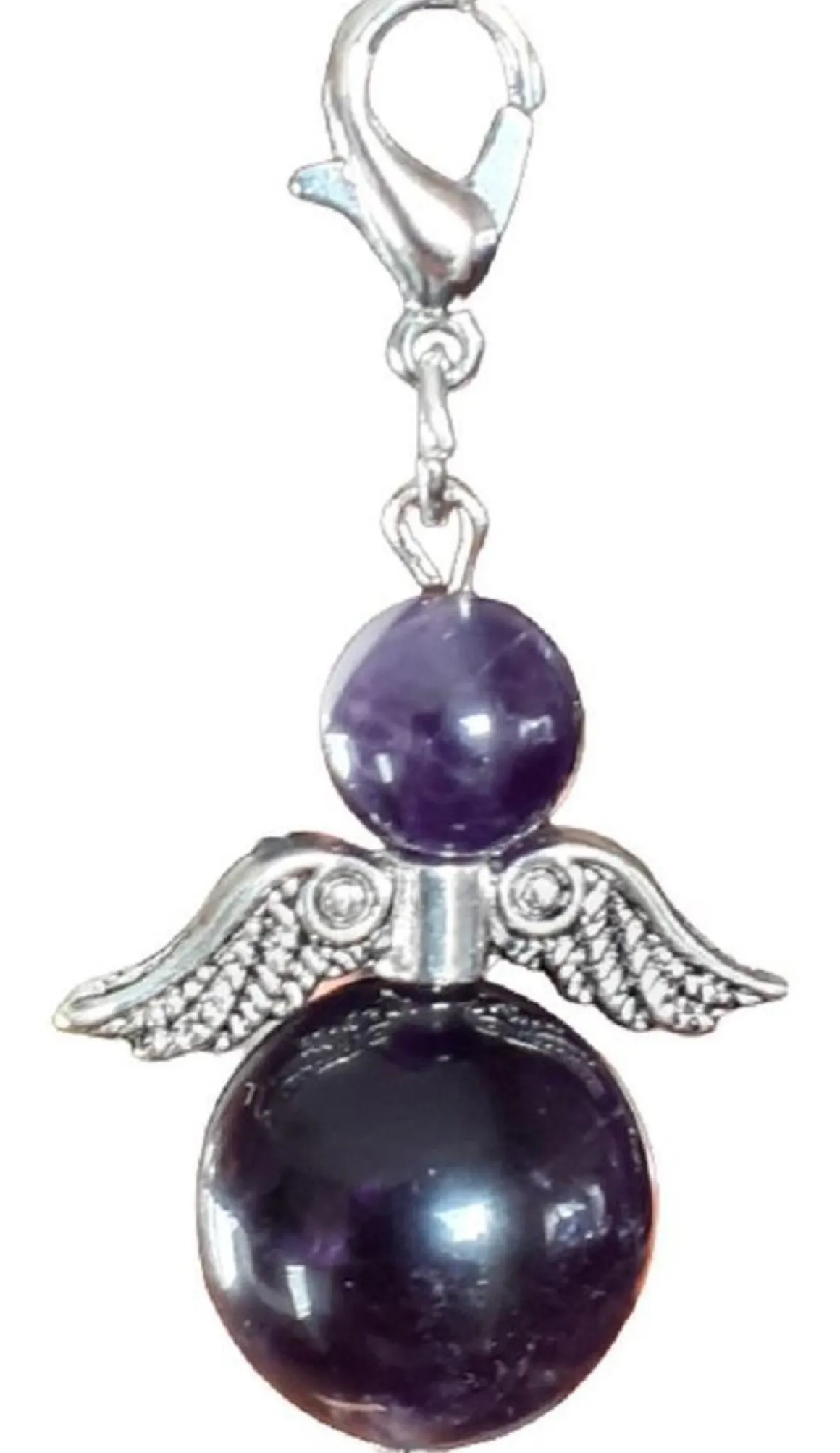 CC Beschermengel Amethist ( Halfedelsteen ) , Chakra Engel , Geluksengel , Silverwing . ( Meerdere Varianten Beschikbaar !!! ) Amethyst, Silverwing Cheap