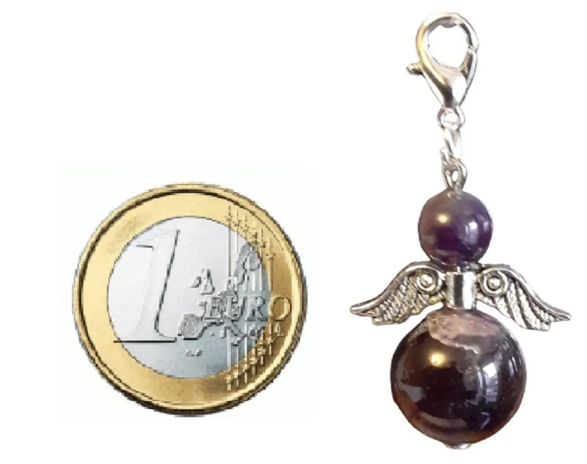 CC Beschermengel Amethist ( Halfedelsteen ) , Chakra Engel , Geluksengel , Silverwing . ( Meerdere Varianten Beschikbaar !!! ) Amethyst, Silverwing Cheap