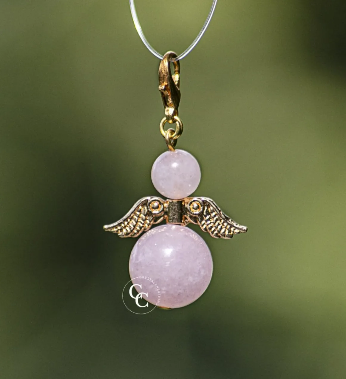 CC Beschermengel Rozenkwarts ( Halfedelsteen ) , Chakra Engel , Geluksengel , Goldwing . ( Meerdere Varianten Beschikbaar !!! ) Rozenkwarts, Goldwing Flash Sale