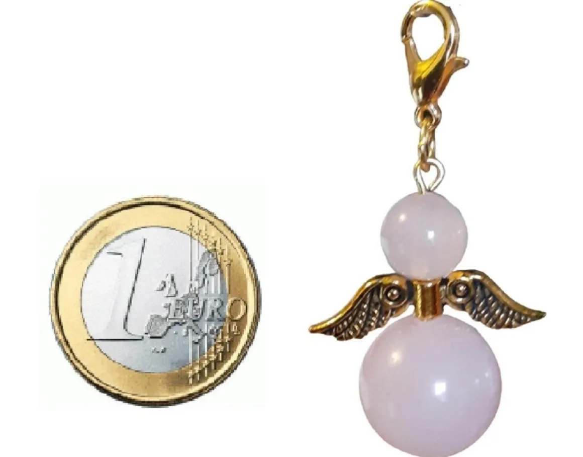 CC Beschermengel Rozenkwarts ( Halfedelsteen ) , Chakra Engel , Geluksengel , Goldwing . ( Meerdere Varianten Beschikbaar !!! ) Rozenkwarts, Goldwing Flash Sale