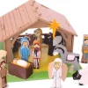 BIGJIGS - Kerststal - Set Shop