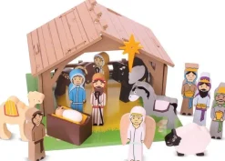 BIGJIGS - Kerststal - Set Shop