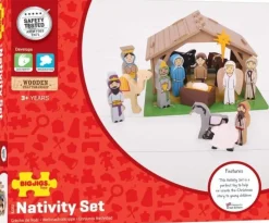 BIGJIGS - Kerststal - Set Shop