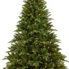 Black Box Kunstkerstbomen^ Bolton Kerstboom Met Warmwit Led Groen 320 Lampjes Tips 2980 Maat In Cm: 230 X 145 - Groen