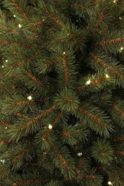 Black Box Kunstkerstbomen^ Finest Kunstkerstboom - 120 Warmwitte Led Lampjes - H155 X O86 - Groen - Groen