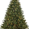Black Box Kunstkerstbomen^ Finest Premium Kunstkerstboom - 320 Warmwitte Led Lampjes - H230 X O155 – Groen - Groen