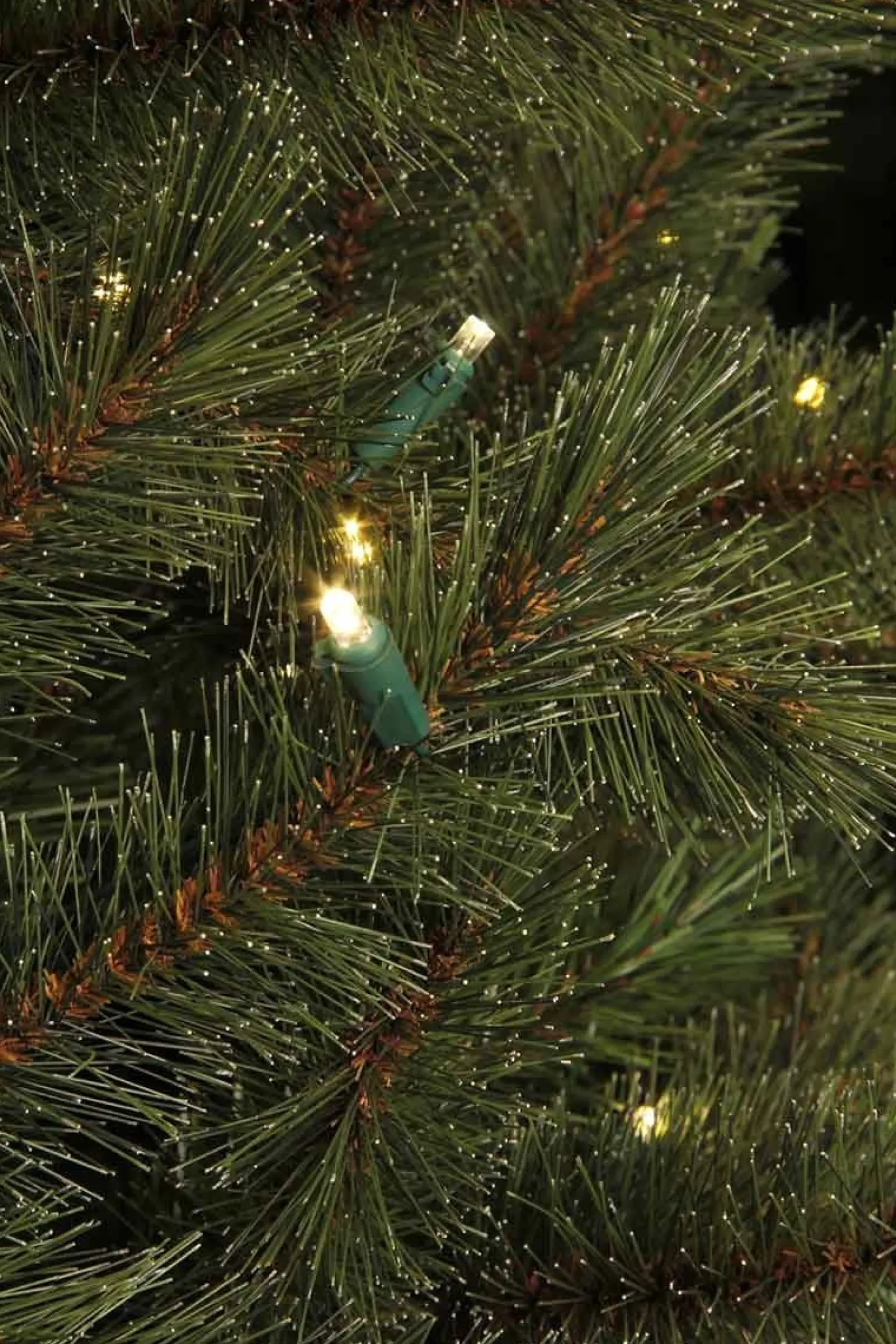 Black Box Kunstkerstbomen^ Finest Premium Kunstkerstboom - 320 Warmwitte Led Lampjes - H230 X O155 – Groen - Groen