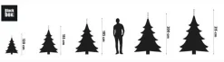 Black Box Kunstkerstbomen^ Frasier Fir Kunstkerstboom - 230 X 147 - Groen
