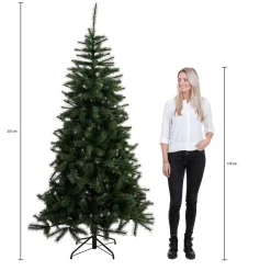 Black Box Kunstkerstbomen^ Kunstkerstboom Led Toronto Fir Maat In Cm: 230 X 155 Groen 320 Lampjes Met Warmwit Led - Groen