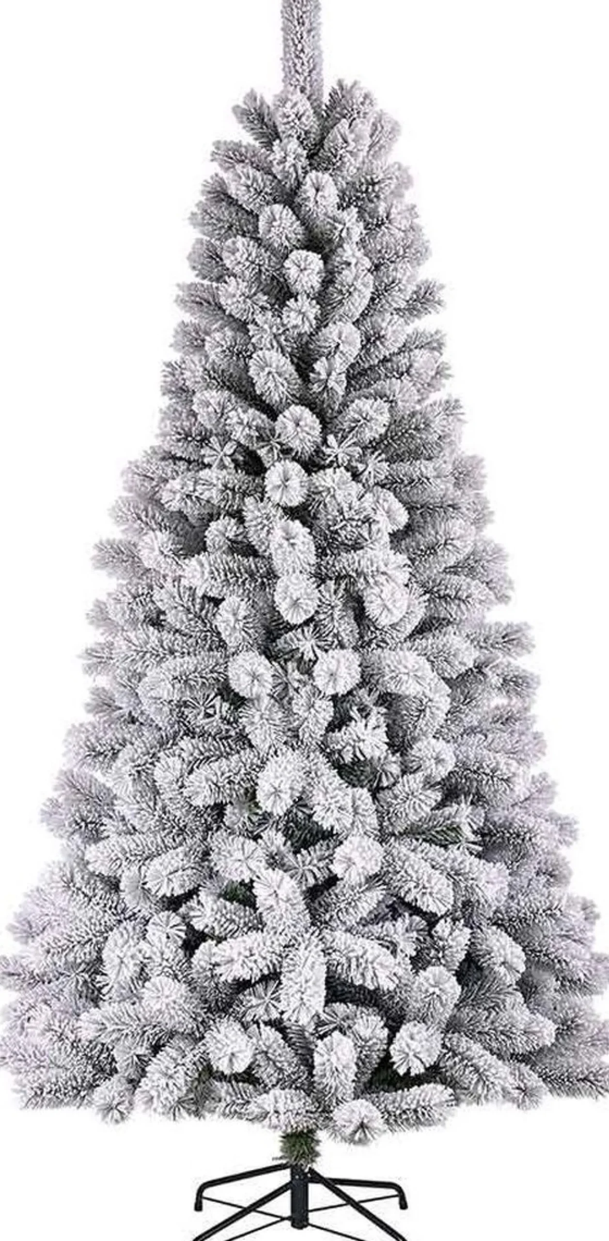 Black Box Kunstkerstbomen^ Kunstkerstboom Medford Maat In Cm: 185 X 99 Besneeuwd Groen - Besneeuwd Groen