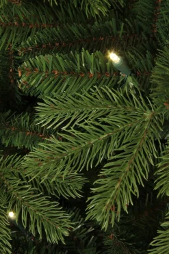 Black Box Kunstkerstbomen^ Trees Brampton Kunstkerstboom Met Led Verlichting - H185 X O127 Cm - Groen