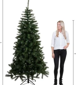 Black Box Kunstkerstbomen^ Trees Brampton Kunstkerstboom - H230 Cm - Groen