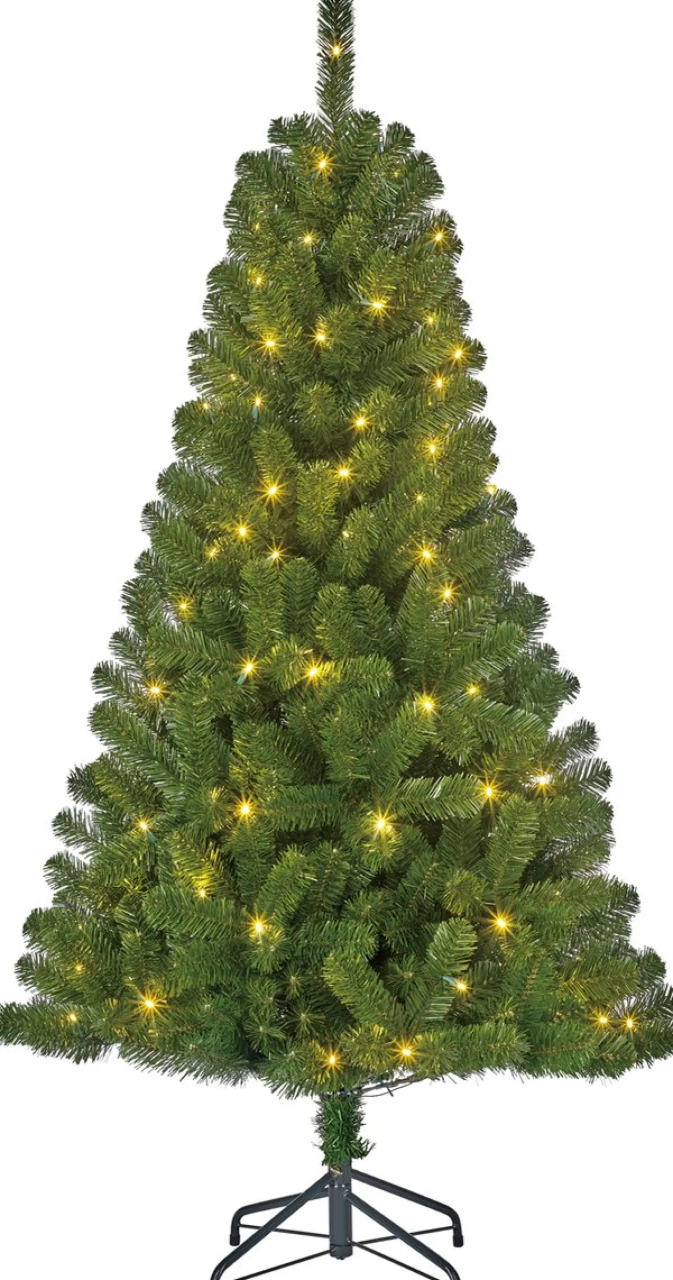Black Box Kunstkerstbomen^ Trees Charlton Kunstkerstboom Met Led Verlichting - H155 Cm - Groen
