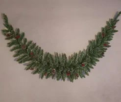 Black Box Trees - Creston Swag Groen Met Bessen,Deneenappels Tips 144 L180X D25Cm New